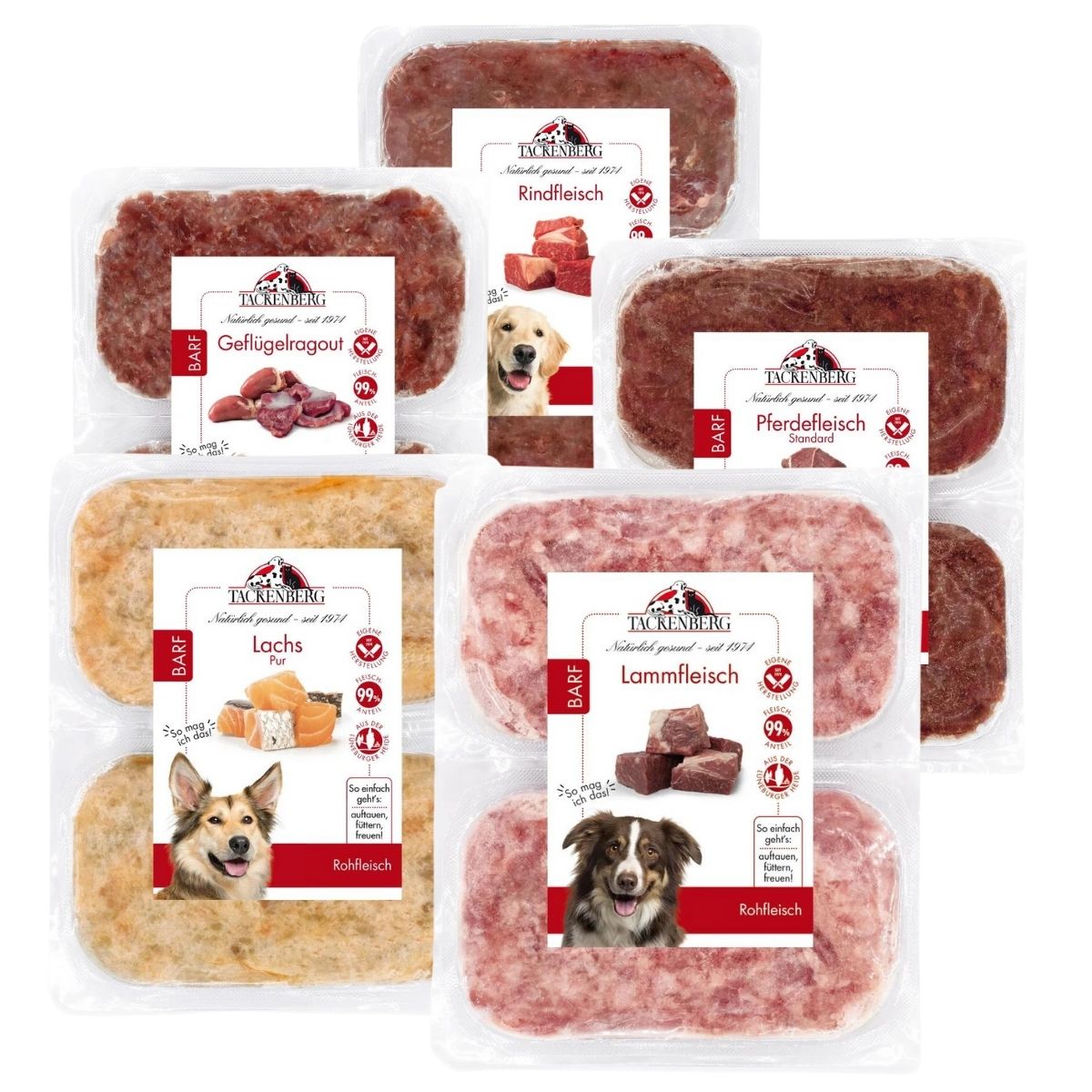 Barf Fleischmix Kg F R Hunde Online Kaufen Tackenberg Seit